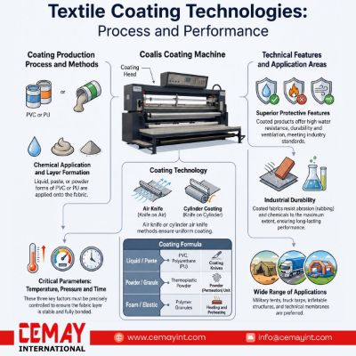 Textile Coating Technologies: Liquid, Powder and Melt Coating Forms