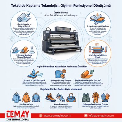 Giyimde Kaplama ve Laminasyon Teknolojisi: Dört Adım, Üç Kazanım